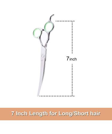 LovinPet Professional Dog & Cat Grooming Scissors | Stainless Steel Round Tip Shears for Cats & Dogs | Curved Pet Grooming Tools - Buy Online on GoSupps.com