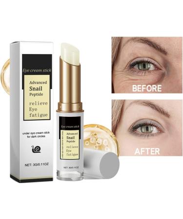Snail Eye Cream Stick Eye Moisturizer with Snail Mucin Eye Bag Cream Stick Dark Eye Cream Stick Snail Eye Cream for Puffiness Hydrating Eye Stick Snail Eye Stick - Buy Online on GoSupps.com