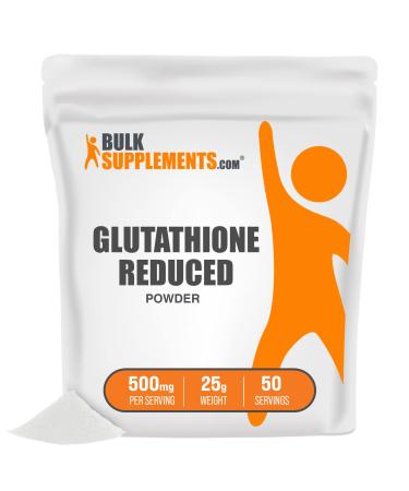 BulkSupplements.com Glutathione Reduced Powder - Antioxidants Supplement - Liver Support Supplement - Anti Aging Supplement - Anti Alcohol Supplement - Skin Whitening (25 Grams - 0.88 oz) - Buy Online on GoSupps.com