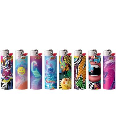 BIC Special Edition Prismatic Series Lighters, Set of 8 Lighters - Buy Online on GoSupps.com