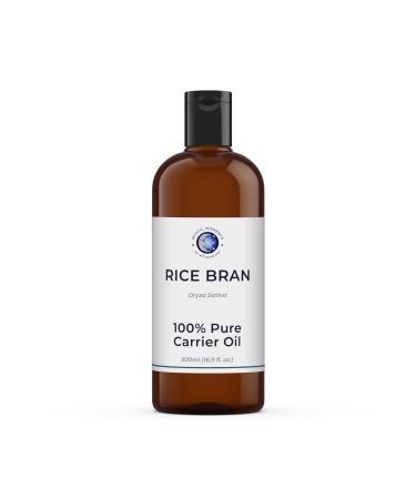 Mystic Moments |Rice bran - Bearing oil 1 liter - pure and natural oil Perfect for hair face nails aromatherapy massage and oil thinning vegan GVO Frei 1 l (1 Pack)