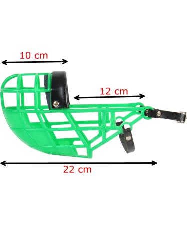 Don Pare Muzzle Model 101 - Light Green | Ideal for Dogs in Kennels Racing & Safety | Amathings - Buy Online on GoSupps.com
