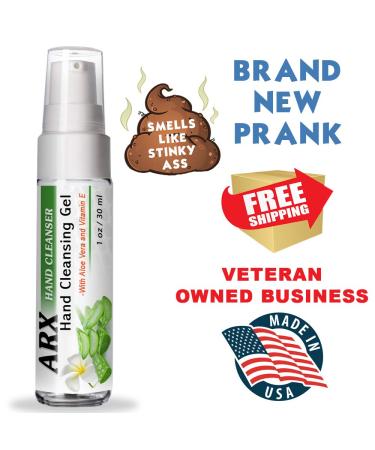 Stinky Ass Hand Gel Prank 1 oz - Funny Gag Gift, Smells Gross - Buy Online on GoSupps.com
