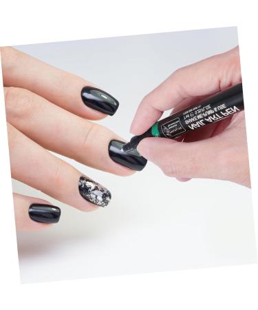 Housoutil 1pc Diy Nail Polish Pen Nail Gel Polish Nail Art Diy Tool Manicure Tool Manicure Drawing Pen T Tool Unique Manicure Pen Manicure Painting Pen Nail Drawing Tool Paint Pen Liquid 3d 12X1.2cm Green - Buy Online on GoSupps.com