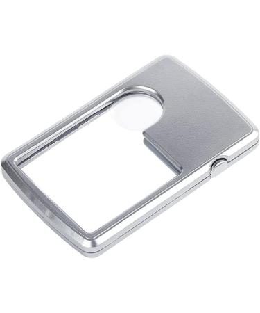 Professional Pocket with Light 3X 6X with Light LED Magnifier Lightweight Handheld Rectangular for Reading Inspection s Crafts Full of Stars