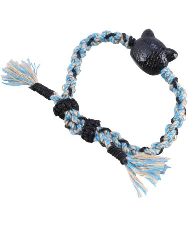 Oralgo Colorful Woven Cat Shape Bracelet - Trendy Stackable Hand Chain Jewelry for Couples | Halloween Accessory - Buy Online on GoSupps.com