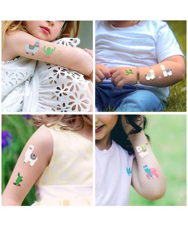 WENSHEN Llama Temporary Tattoo 10 Sheets - Alpaca Fake Tattoos for Birthday Party - Waterproof, Fun Party Favors for Kids, Girls, Adults - Buy Online on GoSupps.com