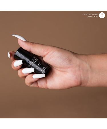 INLAQ HEMA Free UV Nail Polish - Strong White 6 ml | Gel Polish & UV Varnish in Various Colors - Shop Internationally - Buy Online on GoSupps.com