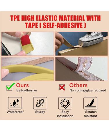 flintronic 3m*18mm U-Shape Flexible Furniture Edge Banding Baby Safty Baby Edge Protector Self Adhesive TPE Wood Edging Tape DIY Furniture Edge Trim for Table Cabinet Furniture Restoration Beige 3m*18mm - Buy Online on GoSupps.com