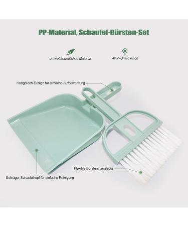 Roundler Pet Sweeper Set - Mini Broom & Cleaning Brush for Rabbits Guinea Pigs & Hamsters | Includes Spray Bottle & Sand Shovel | Blue - Buy Online on GoSupps.com