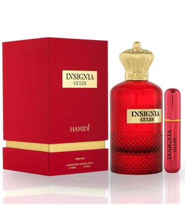 Hamidi INSIGNIA GULES Eau De Parfum Spray 105ML (3.5 OZ) - Long Lasting Perfume for Women Captivating & Harmonious Blend