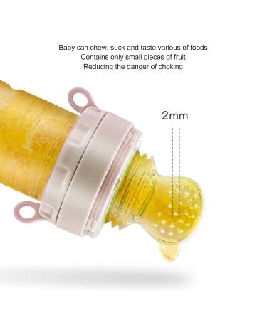 Pink Silicone Baby Fruit Pacifier | Skin-Friendly & Safe Sucking Toy for Toddlers | Prevents Suffocation - Buy Online on GoSupps.com
