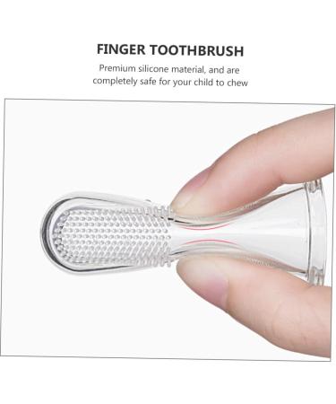 Buy Healvian Finger Toothbrush Set for Toddlers Portable Baby Oral Cleaning Solution | 3 Sets of Children's Toothbrushes - Buy Online on GoSupps.com
