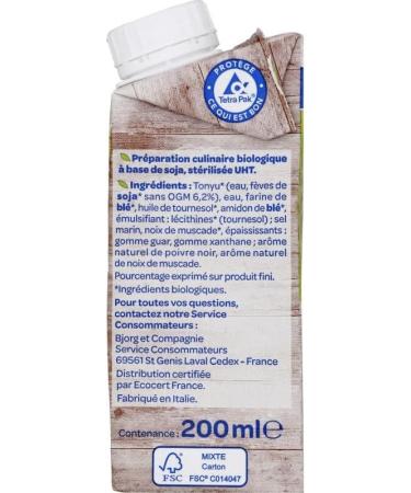 Boissons v g tales BJORG - Gratin de Soja Bio - 200g - Alternative v g tale pour une alimentation saine et quilibr e - Lot De 6 - Vendu Par Lot - Buy Online on GoSupps.com