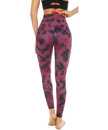 VOEONS High Waisted Tummy Control Yoga Pants with Pockets - Reducedye 121 Large - Buy Online on GoSupps.com