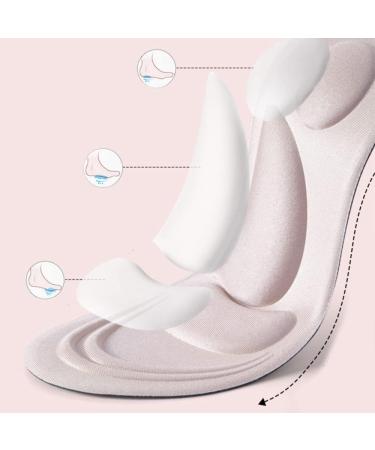 3 Pairs Foot Pads Sponge Insoles | High Heel Cushion Grips | Shoe Protector Filler for Loose Shoes | Arch Support Liners for Women Men Kids - Buy Online on GoSupps.com