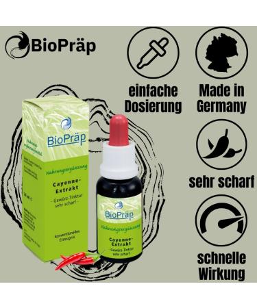 BioPr p Cayenne Extract 500 000 Scoville | 20ml Vegan | Made in Germany | Certified Quality - Buy Online on GoSupps.com
