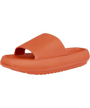 Monerffi Women's Vintage Outdoor Sandals | Anti-Slip Beach Slippers | Lightweight Open Toe Platform | Size 44/45 EU - Orange - Buy Online on GoSupps.com