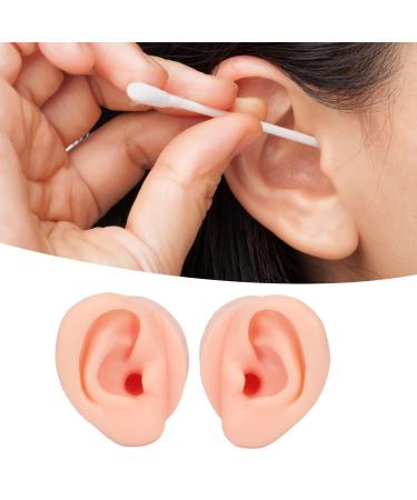 Silicone Ear Model for Jewelry Display & Practice Piercings - Left and Right Soft Flexible Fake Ear Mold for Teaching Tool - Buy Online on GoSupps.com
