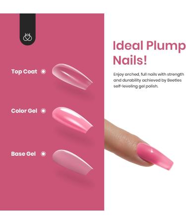 Beetles Gel Nail Polish Kit 12 Colors with U V Light Base Top Coat | Nude Pink White Grey Holiday Gel Polish Starter Kit | Valentine's Day Gift for Women | Soak off Gel Polish DIY Home A-Kiss of the Rose - Buy Online on GoSupps.com