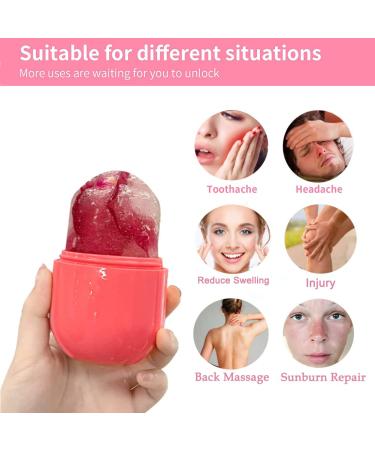 Mini Pink Ice Face Roller | Reusable Beauty Ice Roller for Face and Eyes - Buy Online on GoSupps.com