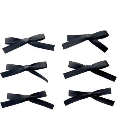 NUEAYMS 6Pieces Mini Bowknot Shape Hairpins Hot Girls Ribbon Bowknot Hair Clip Makeup Hair Clip for Woman Ponytail Hair Clip Red - Buy Online on GoSupps.com