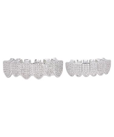 Shop Cold Plated Copper Grillz - Bling Teeth Decoration for Halloween & Hip Hop - International Shipping Available - Buy Online on GoSupps.com