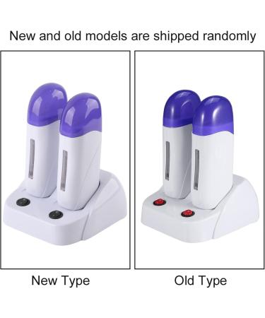 3Types Cartridge Wax Depilatory Roller Warmer Heater Waxing Body Hair Removal Machine Cartridge Wax Roller Depilatory Machine (Two-seat wax machine standard 110v) - Buy Online on GoSupps.com