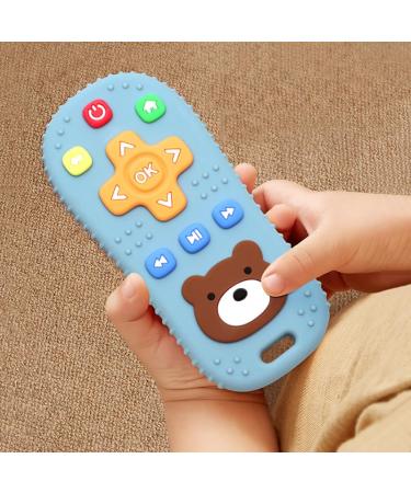 Airfish Baby Biting Toys - BPA-Free Silicone Teething Ring & Remote Control Toy for 3-12 Months - Perfect Nursing Accessory (Pink) - Buy Online on GoSupps.com