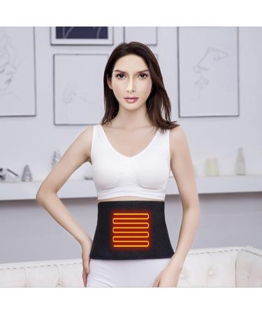 USB Heated Lumbar Belt for Men & Women - Thickened 5V Waist Support - NDH182 (Black One Size) - Stay Warm & Comfortable - Buy Online on GoSupps.com