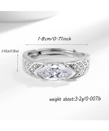 Magnetic Therapy Ring for Women | Lymphatic & Weight Loss Slimming Ring with Moissanite Diamond | Magnetology Health Jewelry - Buy Online on GoSupps.com