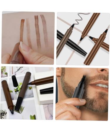 BELLIFFY 2pcs Beard Pencil Brow Pencil Waterproof Eyebrow Pen Microblading Pencil for Eyebrows Plastic - Buy Online on GoSupps.com