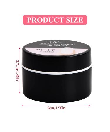Builder Gel UV for Fiberglass Nail Extensions - Light Pink 15ml | Perfect Gel Nail Modeling - Buy Online on GoSupps.com