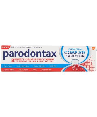 Buy Parodontax Complete Protection Extra Freshness Toothpaste 75ml | Healthy Gums & Strong Teeth + Free Beni Culinari Keychain - International Shipping - Buy Online on GoSupps.com