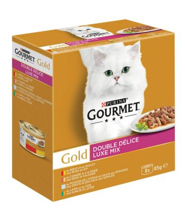 Purina Gourmet - Gold Luxe Mix - 8 x 85 gr