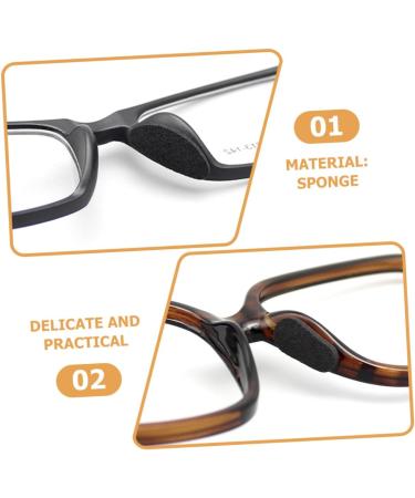 Coolhiya Self-Adhesive Silicone Nose Pads for Glasses | 40 Leaves Replacement Nasal Pads | Comfortable & Durable Eyewear Repair Parts - Buy Online on GoSupps.com