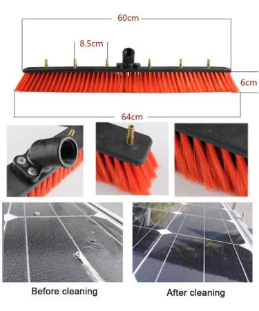 6-11M Window Cleaning Pole Photovoltaic Panel Cleaning Tool Extendable Cleaner for Trucks Windows Washing Multi-Purpose Water Spray Brush 6M / 12Ft - Buy Online on GoSupps.com