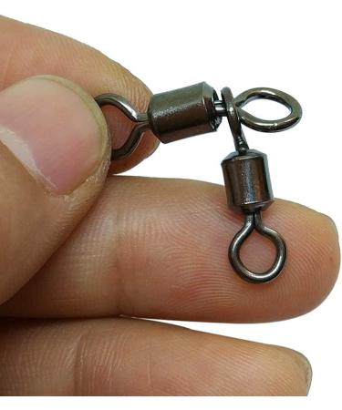 50PCS Heavy Duty Crane Swivels Fishing 3-Way T Turn Swivel for Double Drop Rigs in Fresh & Saltwater - 7LB-176LB Rating - 2/0x1/0# - 110LB - Buy Online on GoSupps.com
