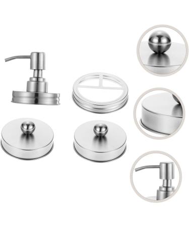 Buy Zerodeko 5 Sets Metal Mouth Covers & Rustic Home Accessories | Soap Foam & Lotion Storage Ideal for Modern Homes - Buy Online on GoSupps.com