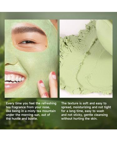 Green Tea Mask Stick with Silicone Scrubber | Deep Pore Cleanse & Blackhead Remover | Smooth Skin & Refine Pores - 45g/1.59oz - Buy Online on GoSupps.com