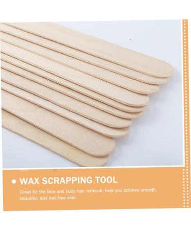 Beaupretty 400 PC Waxed Wooden Sticks - Wax Applicator Spatula for Makeup & Home Accessories - Buy Online on GoSupps.com