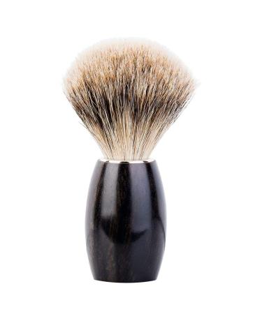 DOVO shaving brush made of ebony & badger