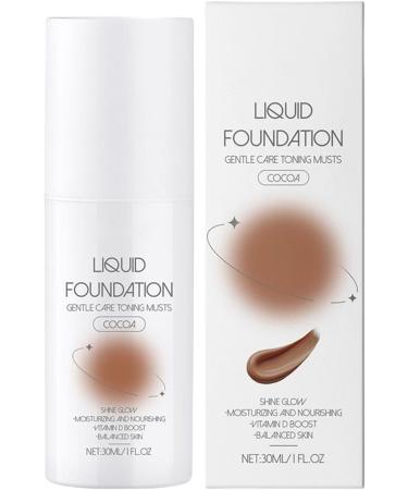  G n rique Moisturizing Foundation Makeup Lightweight Liquid Base 4.26x1.23in Full Coverage Concealer Long Lasting Matte Finish Oil Control Hydrating Formula for Oily and Dry Skin - Buy Online on GoSupps.com