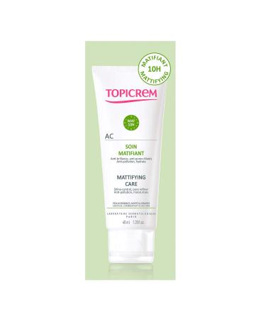 Topicrem AC Matifying Care 40ml - Oil Control Moisturizer for Acne-Prone Skin - Shop Internationally - Buy Online on GoSupps.com