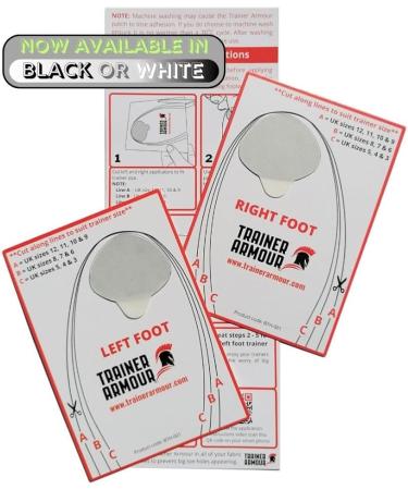 Big Toe Hole Preventer for Running Shoes | Self-Adhesive White Patches for Footwear Repair - Buy Online on GoSupps.com