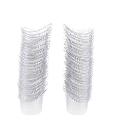 50 Pcs Non Sterile Disposable Plastic Eye Wash Cups Portable Disposable Measuring Cup 5ml Eye Flush Cleaning Cups Vials for Storage or First Aid Kit Use by PPX