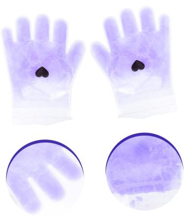 FRCOLOR Paraffin Wax Hand Film 1 Pair Lavender Hand Wax Set Portable Purple Suite Pe Bag Paraffin Wax Cover Kit - Buy Online on GoSupps.com