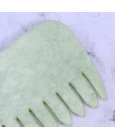 Artibetter Jade Gua Sha Massage Tool - Comb Shape for Spa Acupuncture Therapy & Trigger Point Relief - International Shipping Available - Buy Online on GoSupps.com