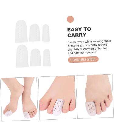 STAHAD Big Toe Protectors - 8 Pairs | Toe Covers for Protection | Toe Separator Guards | Thumb Valgus Orthosis Pads - Buy Online on GoSupps.com