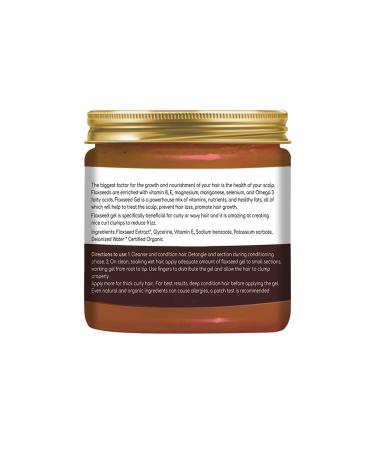 Organic Netra Pure Flaxseed Gel with Vitamin E | Nourish & Strengthen Hair & Skin | Anti-Aging & Safe for All Skin Types - 7.05 Oz - Buy Online on GoSupps.com